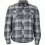 Marmot Arches Insulated Long Sleeve Flannel - Men's-Dark Coal-X-Large