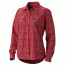 Marmot Bridget Flannel Long Sleeve - Women's-Raspberry-X-Small, 5510-RASPBERRY-XS