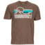 Coastal Short Sleeve Tee - Mens-Brown Heather-Large