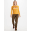 Marmot Coastal Tee Long Sleeve - Womens, Yellow Gold, Small, M13281-9472-S