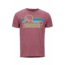 Marmot Coastal Tee SS - Mens, True Burgundy Heather, Medium, 42430-7868-M