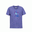 Marmot Demo, Girl's Post Time Tee SS, Electric Purple Heather, M, 59220-6976-DEMO