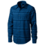 Enfield Flannel Long Sleeve - Mens-Dark Indigo Heather Stripe-Large