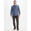 Marmot Fairfax Heathered Midweight Flannel - Mens, Arctic Navy, Small, M13557-2975-S