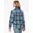 Marmot Fairfax Novelty Lightweight Long Sleeve Flannel - Womens, Arctic Navy, Medium, M14836-2975-M