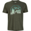 Marmot Halation Tee Short Sleeve - Men's -Olive Heather-Small