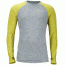 Marmot Kestrel Long Sleeve Crew - Men's -Grey Storm/Citronelle-Small, 889169083327