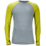 Marmot Kestrel Long Sleeve Crew - Men's -Grey Storm/Citronelle-Small