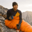 Marmot Lithium Sleeping Bag, Blaze/Dark Rust, Regular, Left Zip, 22300-9346-LZ