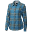 Maci Long Sleeve Flannel - Womens-Arctic Ocean-Medium