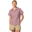 Marmot AirExchange UPF 40 Novelty Short Sleeve Shirt -Women's, Light Mauve Off The Grid Plaid, Small, 195115384364