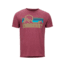Marmot Marmot Coastal Tee Short Sleeve - Mens, Burgundy Heather, Large, 42430-6823-L