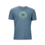 Marmot Mens Transporter Tee Short Sleeve, Briny Blue Heather, M, 54880-3812-M