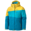 Marmot Moonstruck Jacket - Girl's-Aqua Blue / Yellow Vapor-Medium