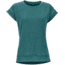 Marmot Morgan Short Sleeve T-Shirt - Womens, Deep Teal Heather, Extra Small, 47650-4665-XS