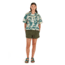 Marmot Muir Camp Novelty Short Sleeve - Womens, Frosty Green Pollinate, Medium, M15348-23311-M