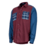 Marmot Pinyon Heavyweight Flannel Long Sleeve Shirt - Mens, Burgundy/Denim, Medium, 42920-5593-M