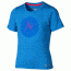 Marmot Post Time Short Sleeve Tee - Girl's -Medium-Ceylon Blue Heather, 785562774322