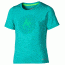 Marmot Post Time Short Sleeve Tee - Girl's -Small-Gem Green Heather, 785562765023