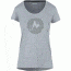 Marmot Post Time Short Sleeve Tee - Women's -Steel Heather-Medium, 889169856433