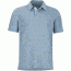 Marmot Wallace Polo Short Sleeve Shirt - Men's-Blue Granite Heather-Small