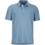 Marmot Wallace Polo Short Sleeve Shirt - Men's-Blue Granite Heather-Medium