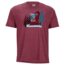 Marmot Waterfront Short Sleeve Tee - Men's -Burgundy Heather-Small