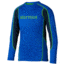 Marmot Windridge with Graphic Long Sleeve - Boy's-Medium-Dark Azure/Green Envy, 52560-M-DARK AZURE/GREEN ENVY