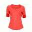 Marmot Women's Cynthia Short Sleeve, Scarlet Red, S, 58890-6818-Scarlet Red-S
