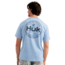 Marolina DBA HUK Huk Marlin Circle Short Sleeve Pocket Shirt Cerulean S, H1000594-423-S