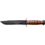 USMC Resolve Clamshell Fixed Blade Knife, 7 in, 3Cr13 Stainless Steel Stainless Steel, Bowie, Brown, MT-122MRCS