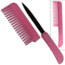 Master Cutlery BladesUSA Self Defense Comb Knife, 3 in, 3Cr13 Stainless Steel, Spear Point, Pink, PK-107P
