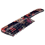 Master Cutlery BladesUSA Self Defense Comb Knife, 3 in, 3Cr13 Stainless Steel Stainless Steel, Spear Point, Multicolor, PK-107S