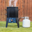 Masterbuilt 16 Quart Propane Fryer with Thermostat Control, Black, Small, MB20020120