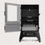 Masterbuilt 40in Digital Charcoal Smoker, Black, Large, MB20060321