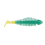 Matzuo Gaikotsu 2.5in Ribbed Swimmer 8pk, Green Chart Glitter, MTZGK2.5GCHAR