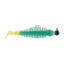 Matzuo Gaikotsu Pre-Rigged Swimmer 2.5in 3pk, 1/8th oz Green Chart Glitter, GK2.5GRNCHRT3PK