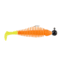 Matzuo Gaikotsu Pre-Rigged Swimmer 2.5in 3pk, 1/8th oz Orange Chart Tail, GK2.5ORNG.CHRT3PK