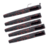 Matzuo Ned Rig, Black/Red, 1/16oz, 5 Per Pack, MZMFR116-BR
