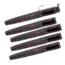 Matzuo Ned Rig, Black/Red, 1/8oz, 5 Per Pack, MZMFR18-BR