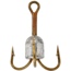 Matzuo Snag Weight 1oz Treble #4/0 Bronze, W304015-4/0