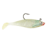 Matzuo Swim Shad Swimbaits, 4, 4in, Glow, MTZ-SS4-4-28