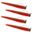 Matzuo Weedless Ned Rig 1/8oz Molten Craw 4pk, MZMFW18-MC