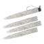 Matzuo Weedless Ned Rig, Smoke, 1/8oz, 4 Pack, MZMFW18-SM