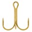 Matzuo XX Strong Treble Hook, Gold, Size 16, 300041-16