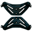 Maxtrax Flat Rack Mount With Channel Nut And Xtreme MPS, Black, MTXFRMXMPSC