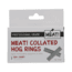 MEAT! Your Maker Collated Hog Rings, Pack of 500, Silver, 1205506