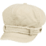 Mega Cap Canvas Newsboy Cap Washed Nat 2133-NAT