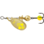 Mepps Aglia-e In-Line Spinner, 1/12 oz, Treble Hook w/Egg Gold Hot Chartreuse, BE0 GHC