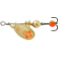 Mepps Aglia-e In-Line Spinner, 1/12 oz, Treble Hook w/Egg Gold Hot Orange, BE0 GHO